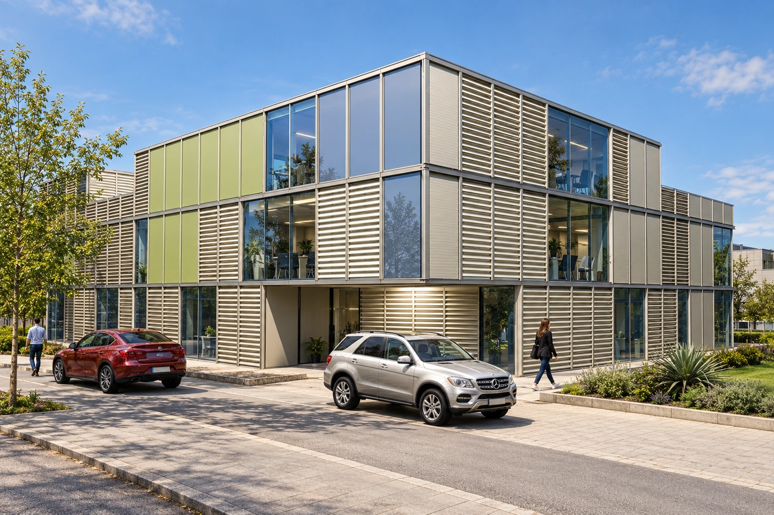 Segunda visualización del mismo proyecto de vivienda personalizable mediante diseño paramétrico