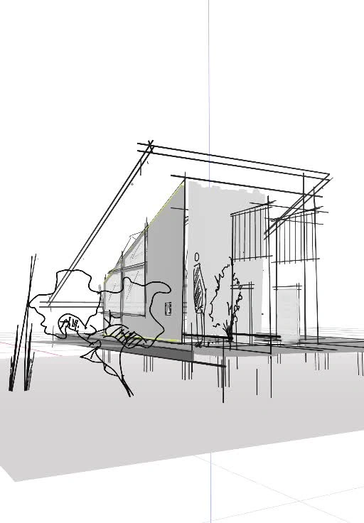 Proceso de construcción de una perspectiva arquitectónica